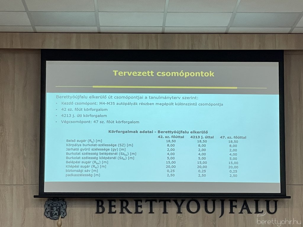 Berettyóújfalu Nyugati elkerülő útszakasz tervezése 09